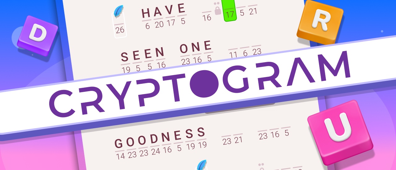 Cryptogram Word Brain Puzzle - Play Online Free | Educational Word Game