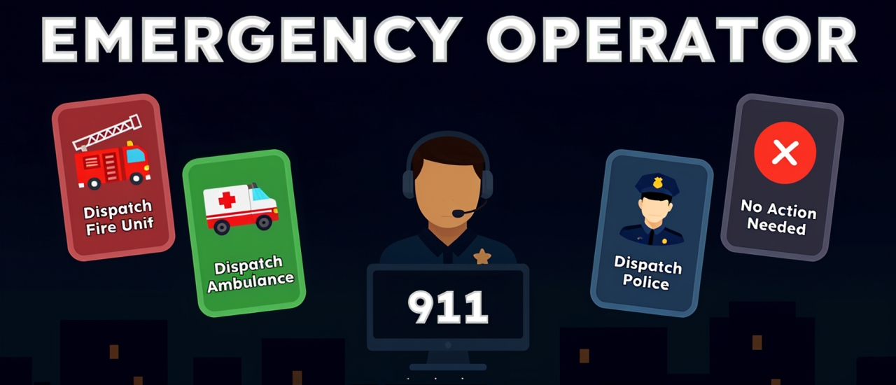 Emergency Operator Game Online - Free 911 Simulation Game